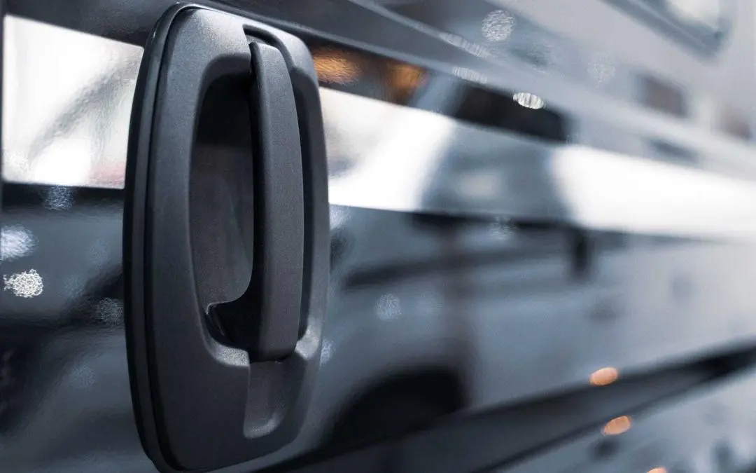 black Minibus side sliding door handle