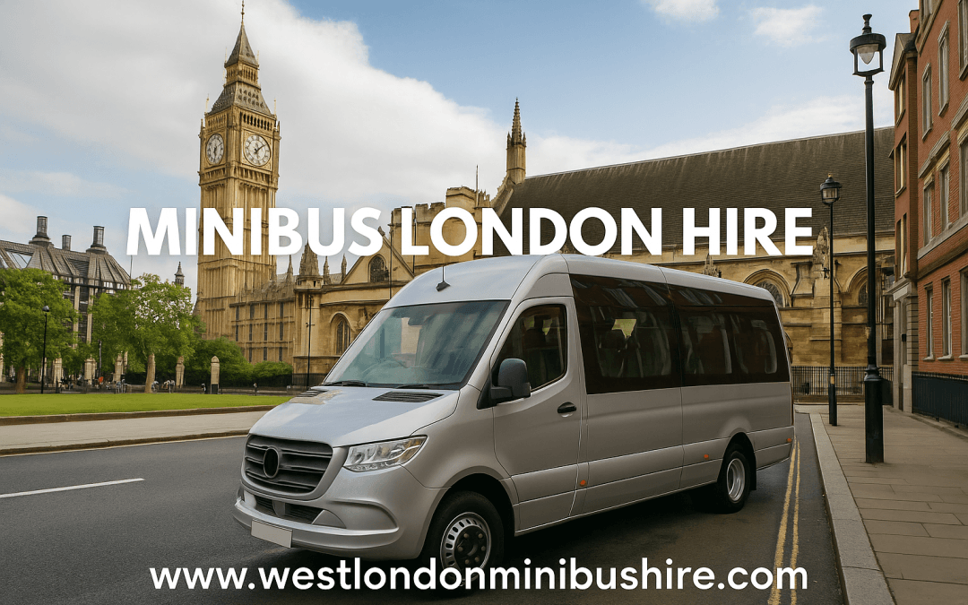Minibus London hire service transporting passengers in central London – safer and cheaper than taxis