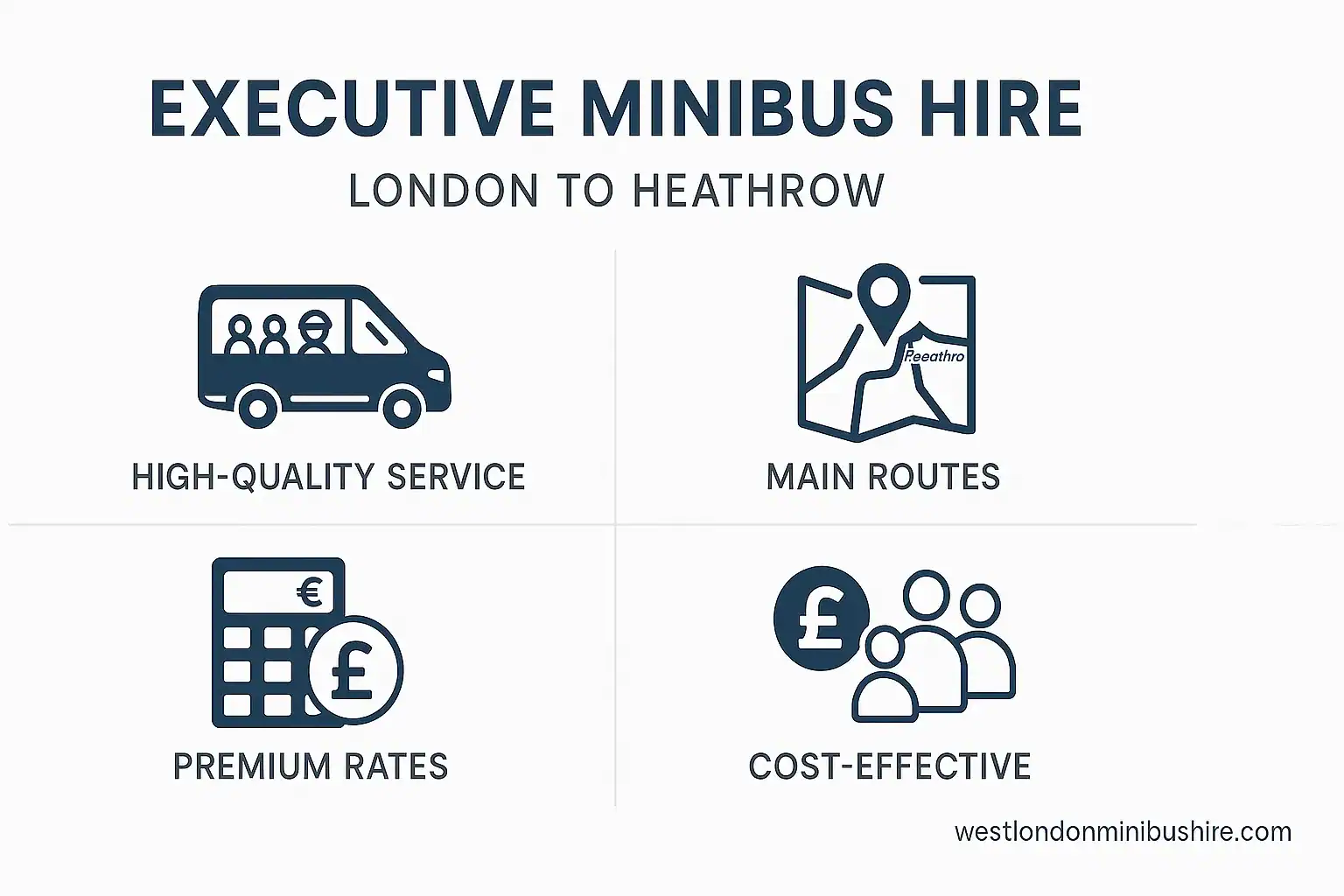 Infographic summary: The Complete Guide to Reliable Executive Minibus Hire