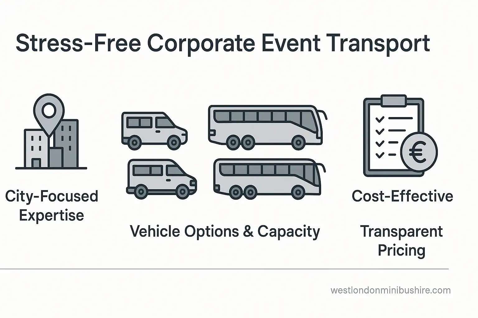 Infographic summary: The Ultimate Guide to Stress-Free Corporate Event Transport