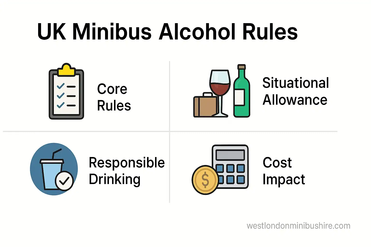 Infographic summary: The Essential UK Guide to Safe Minibus Alcohol Rules